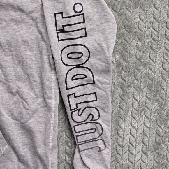 Nike Dri-Fit Hoodie Women's Size XL Purple Lilac Just Do It Gym Training Running - Picture 8 of 10